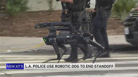 Police robot dog helps end standoff on L.A. Metro bus